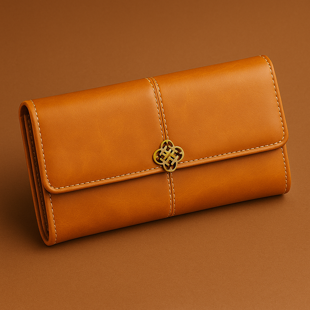 Ethel Luxe Long Leather Wallet