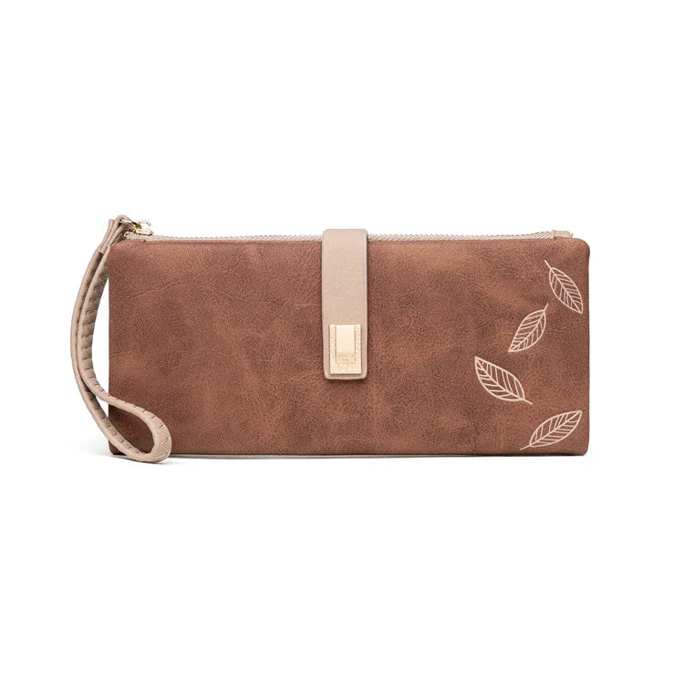 Eunice Retro Leaf Wallet
