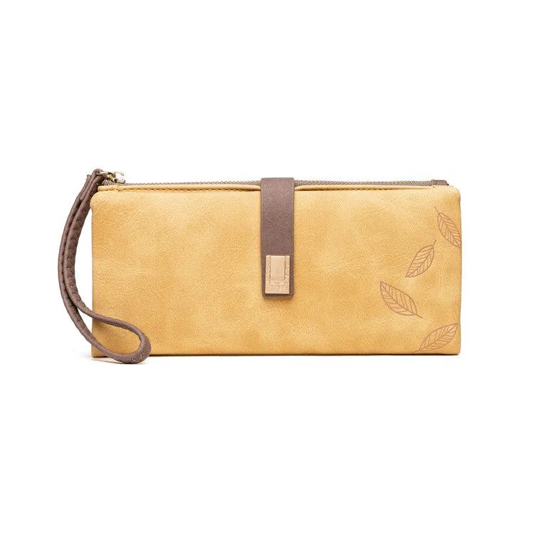 Eunice Retro Leaf Wallet