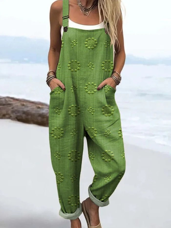 Timeless Petals Jumpsuit – Easy Elegance with Subtle Charm