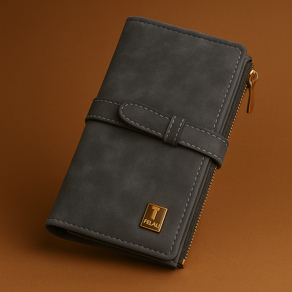 Yvonne Nubuck Drawstring Clutch