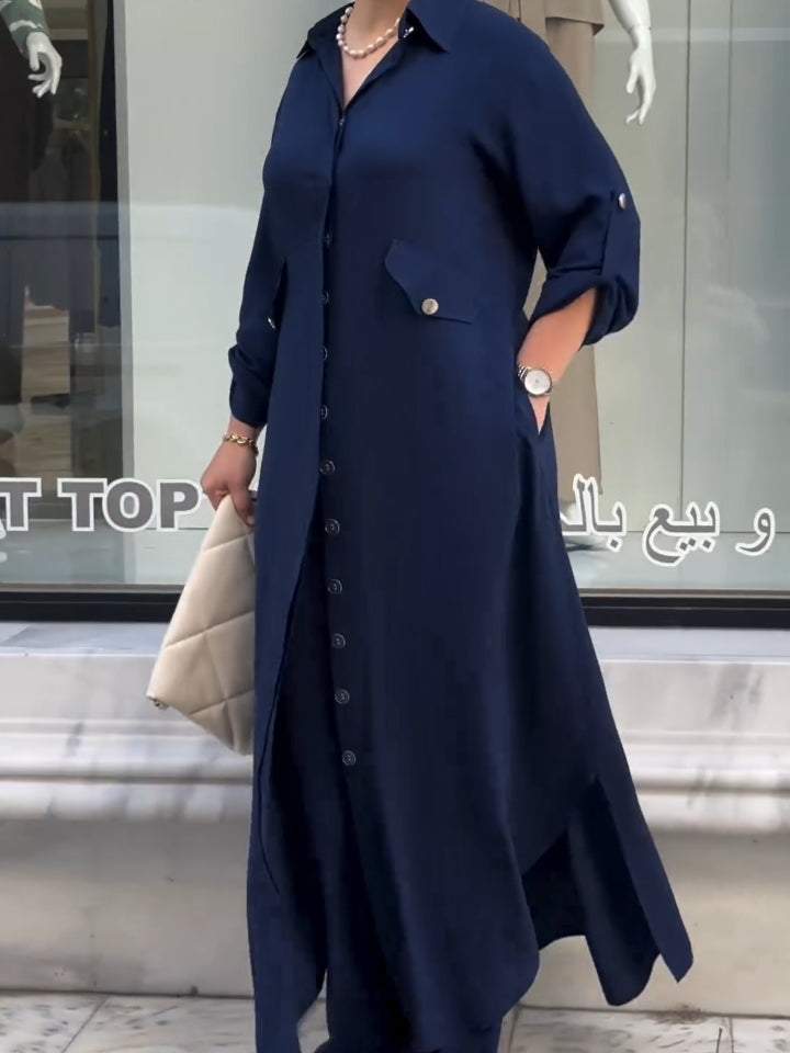 Tamsyn™ | Casual Dress with Matching Pants