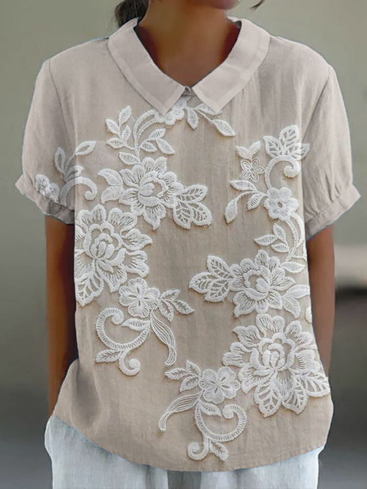 Clarette - Vintage Printed Shirt