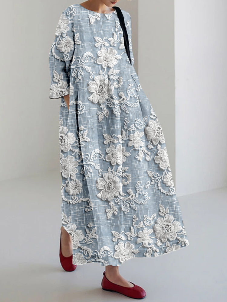 Anovia - Graceful Printed Dress