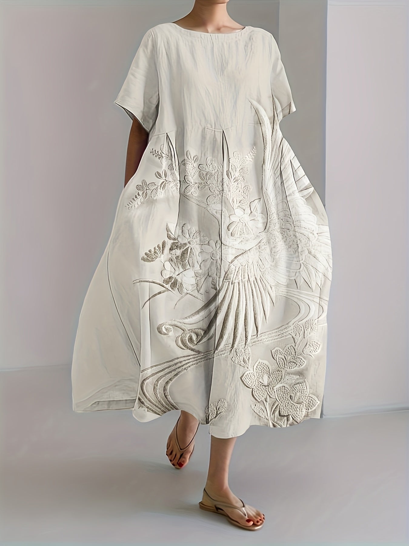 Ethereal Bloom Dress – A Soft Embrace in Every Step