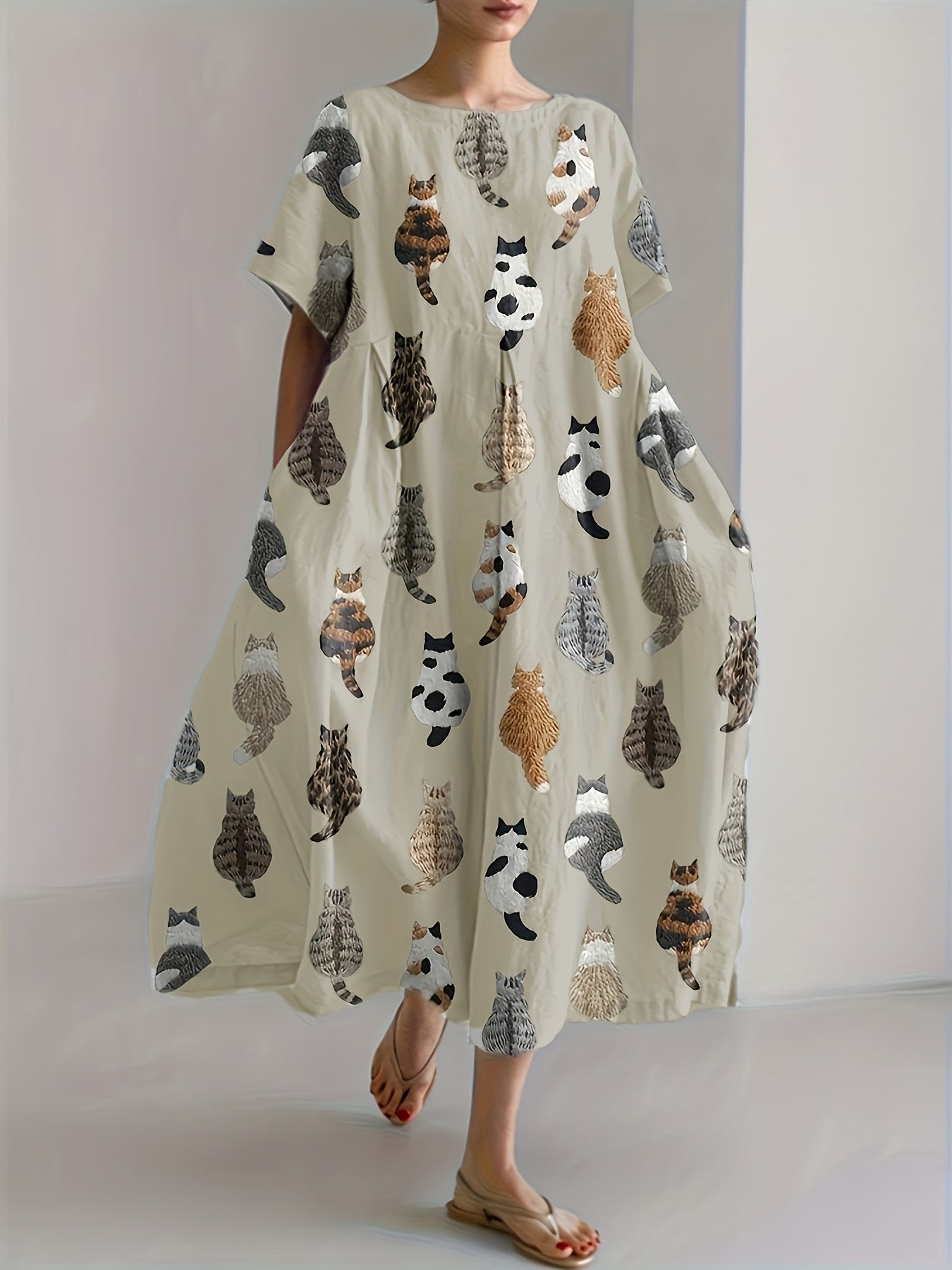 Bee Garden Dress – Floral Charm with a Touch of Whimsy
