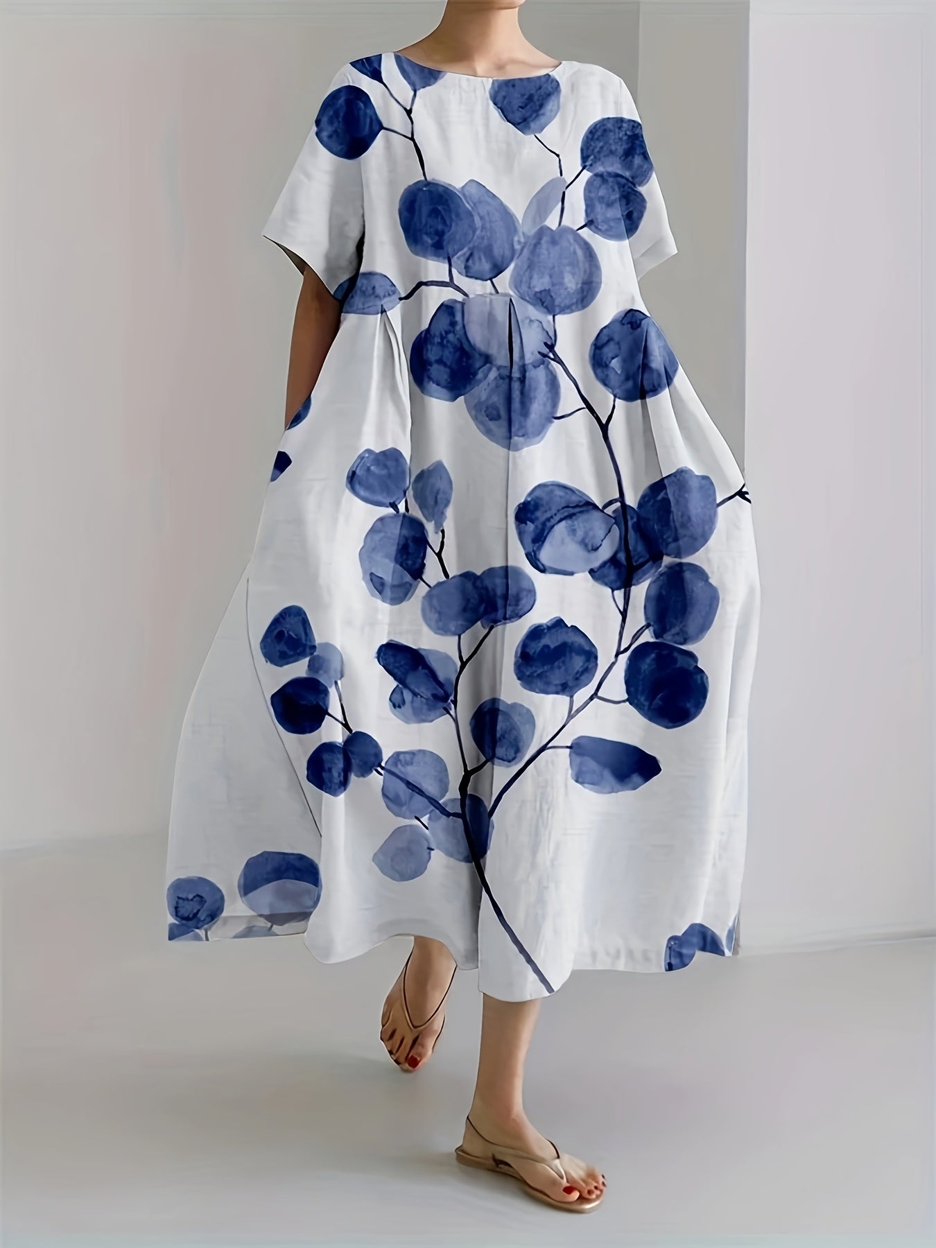 Blue Calm Dress – A Cool Breath on Warmer Days