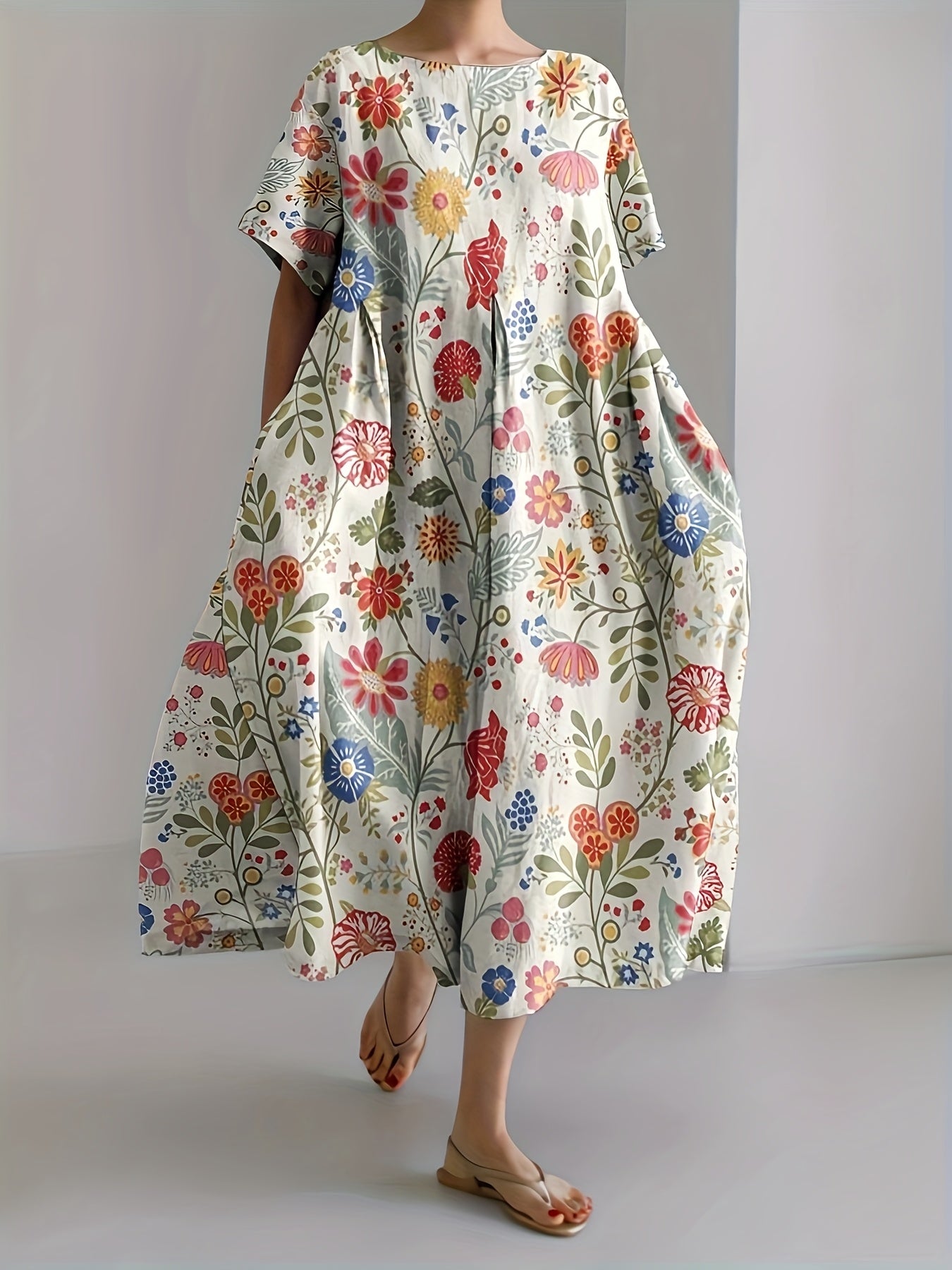 Meadow Joy Dress – Casual Grace with a Feminine Shape