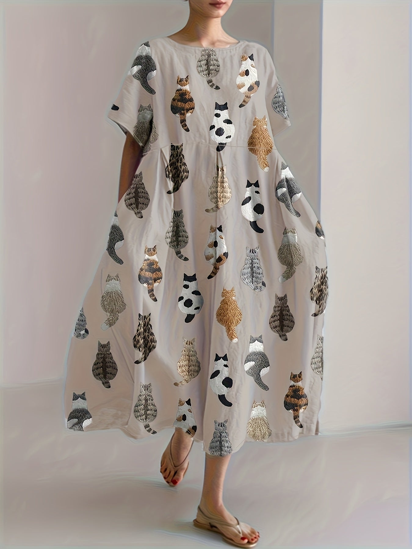 Bee Garden Dress – Floral Charm with a Touch of Whimsy