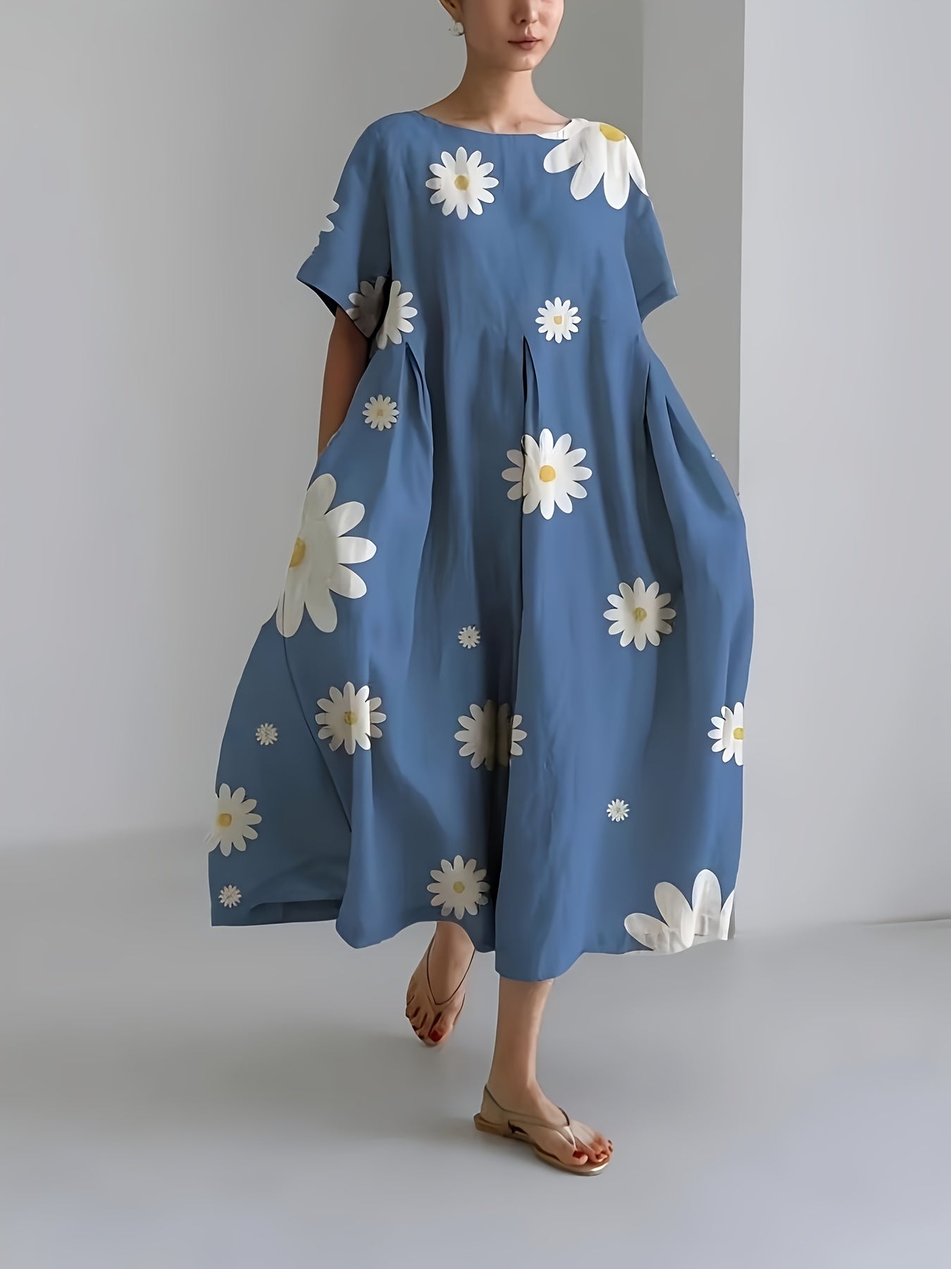 Daisy Dream Midi – Fresh Linen for Laid-Back Afternoons