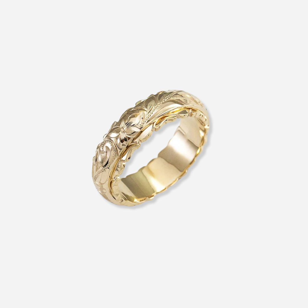 Daisy Vintage Floral Accent Ring