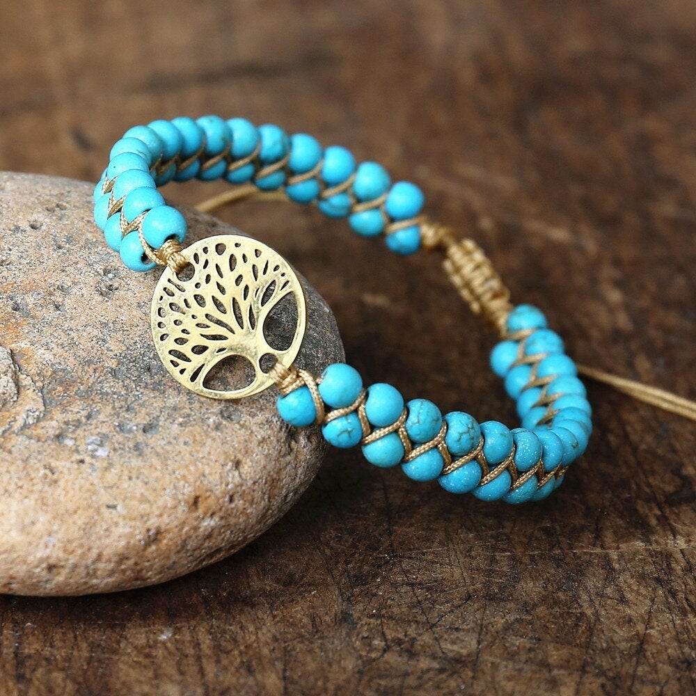 Donna Turquoise Tree of Life Bracelet