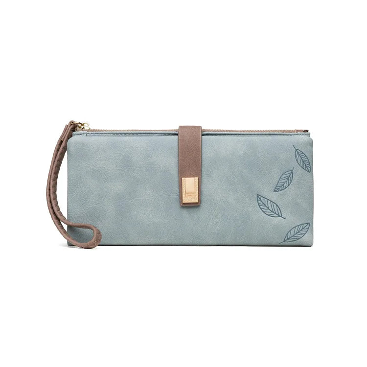 Eunice Retro Leaf Wallet