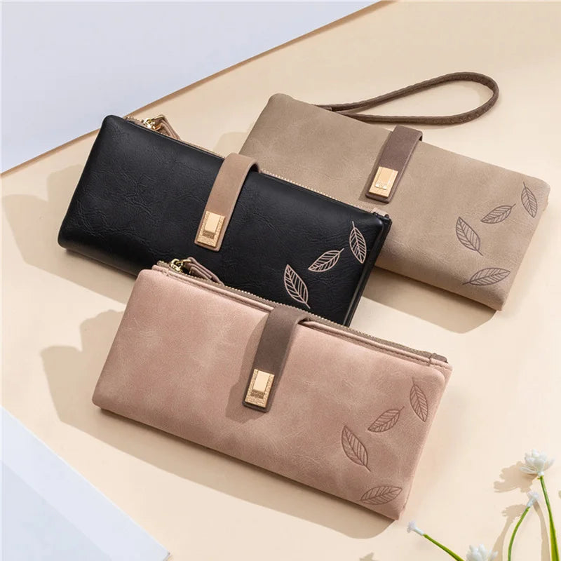 Eunice Retro Leaf Wallet