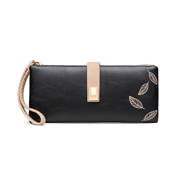 Eunice Retro Leaf Wallet