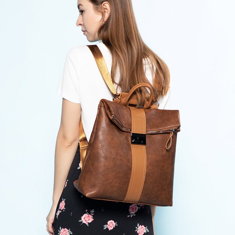 Unique Leather Backpack