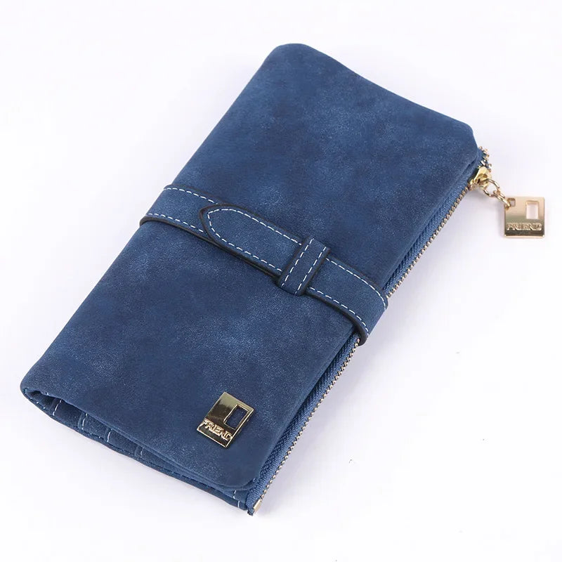 Yvonne Nubuck Drawstring Clutch