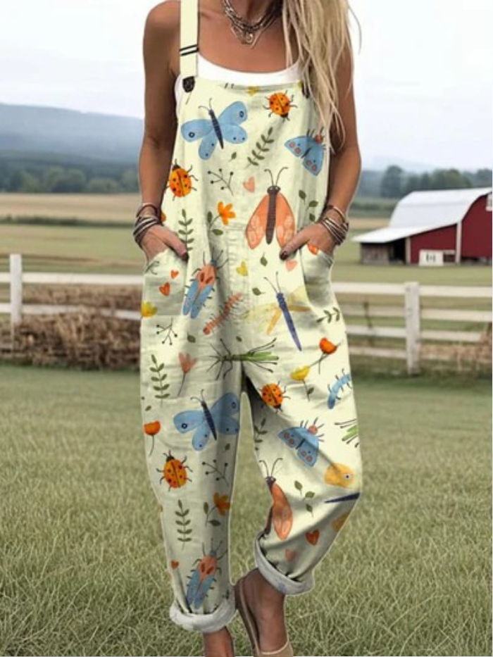 Artful Ease Jumpsuit – Abstract Lines in a Feminine Fit