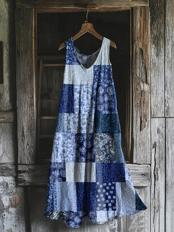 Heirloom Stitches | Vintage Patchwork Tank Dress