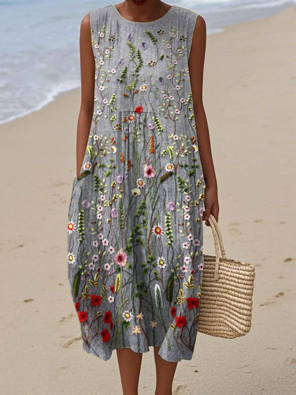 Modern Muse Wrap Dress – Graceful Geometry for Casual Days