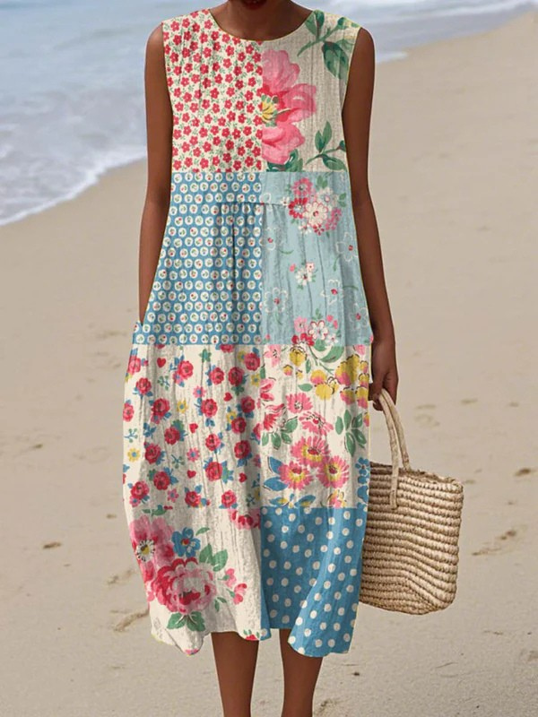 Rose Whisper Wrap Dress – Vintage Floral in a Softly Shaped Fit
