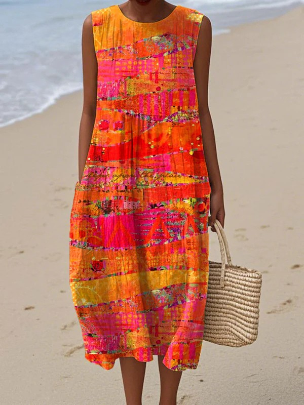 Serene Woods Wrap Dress – Woodland-Inspired Style with Gentle Drape