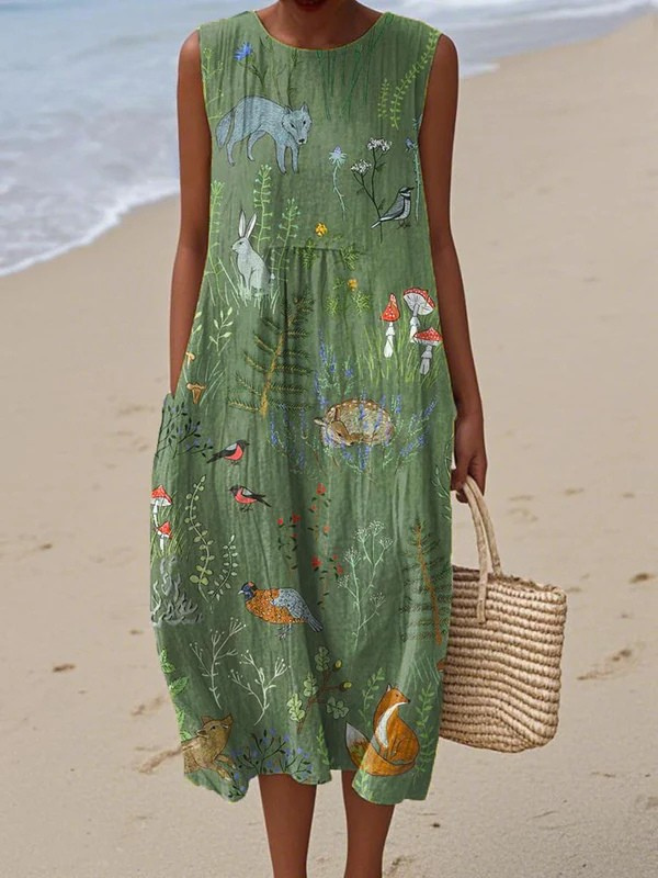Quiet Bloom Wrap Dress – Simple Elegance for Everyday Moments