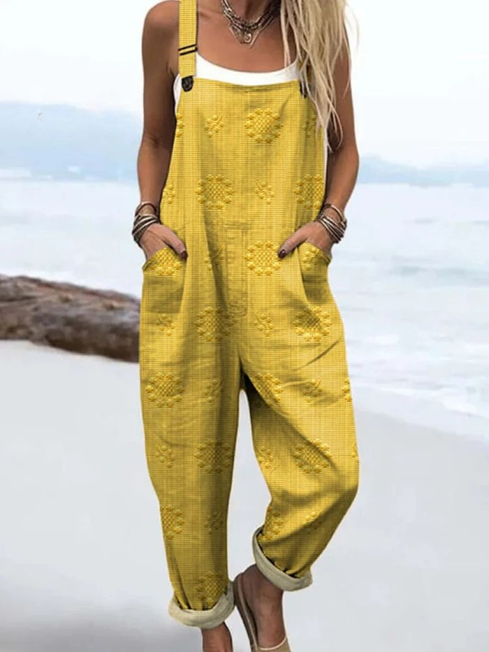 Timeless Petals Jumpsuit – Easy Elegance with Subtle Charm