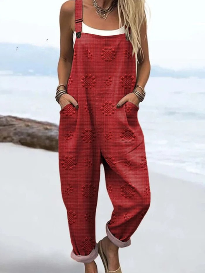 Timeless Petals Jumpsuit – Easy Elegance with Subtle Charm