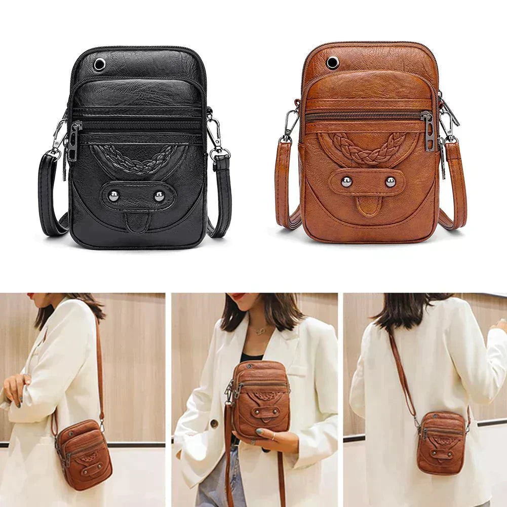 Vintage Crossbody Leather Bag