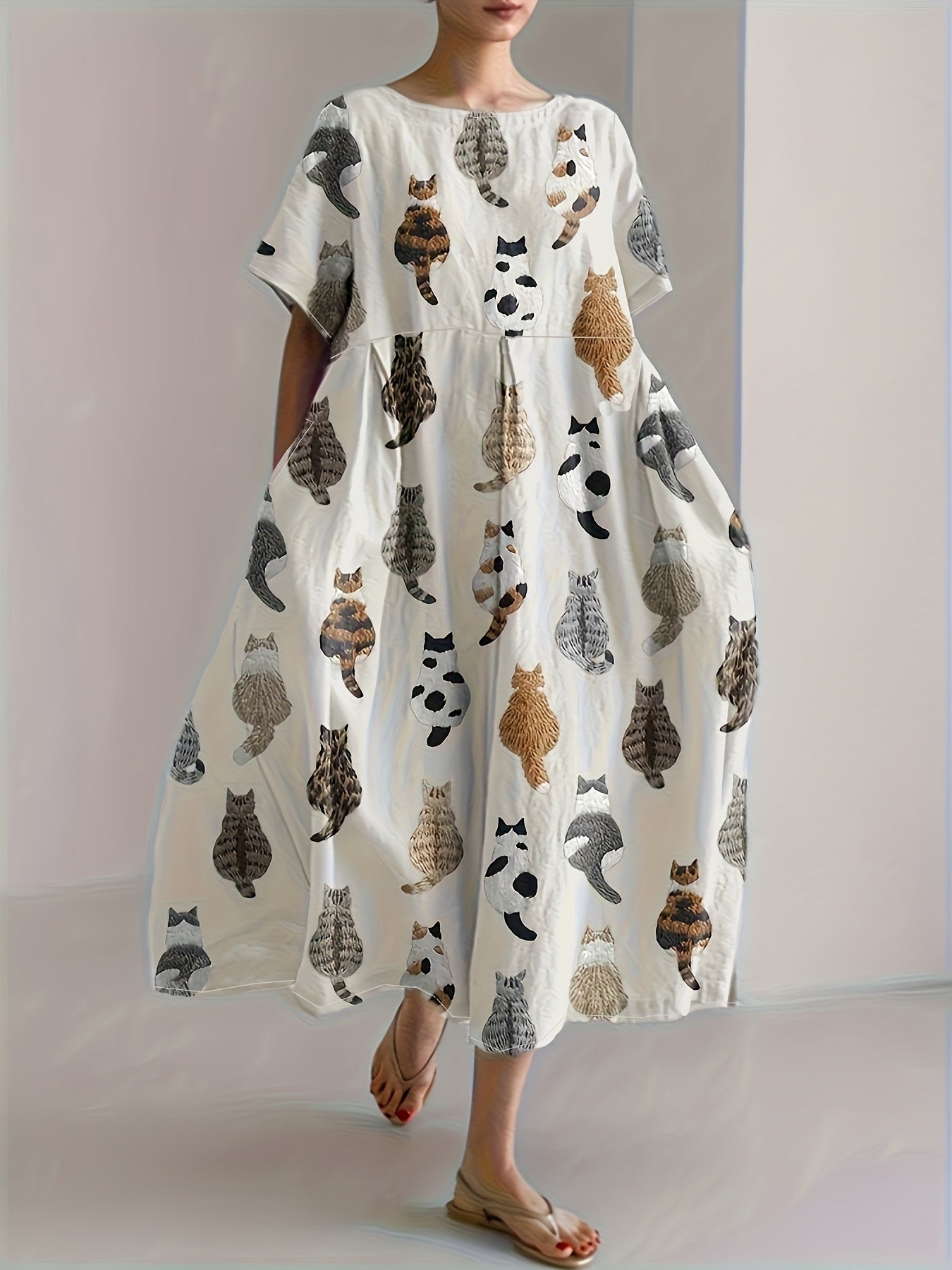 Bee Garden Dress – Floral Charm with a Touch of Whimsy