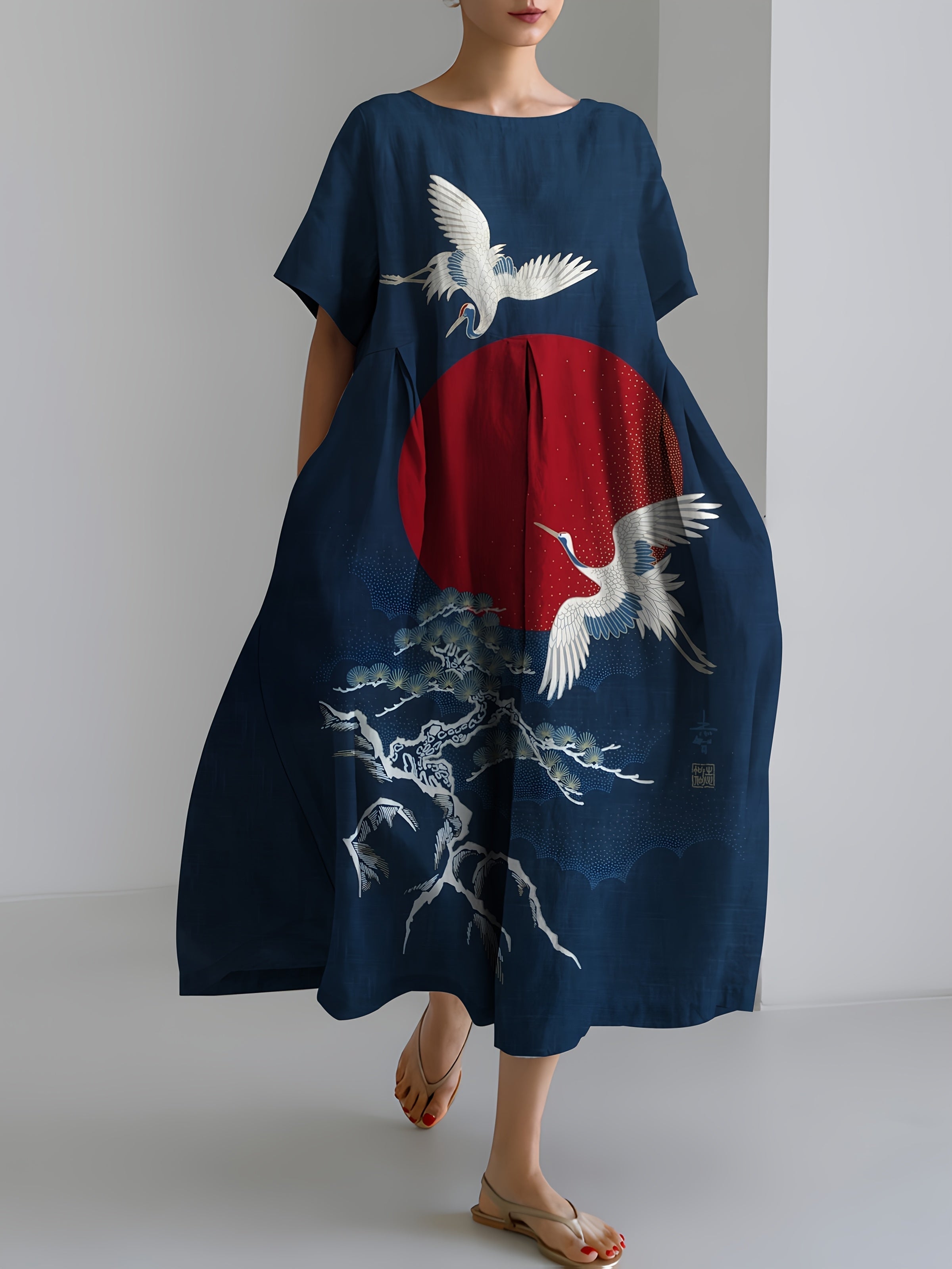 Evening Bloom Dress – Understated Grace That Glows at Dusk