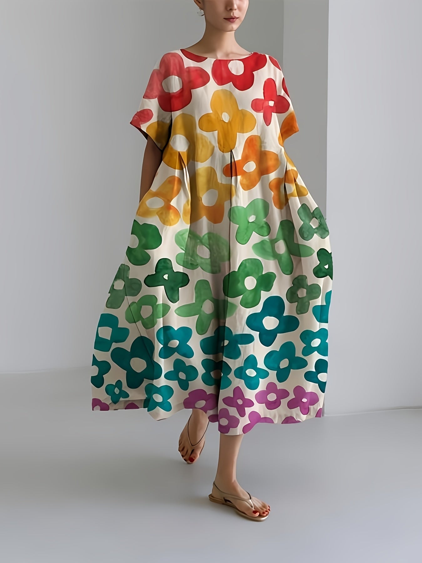 Rainbow Meadow Dress – Lighthearted and Easy to Wear