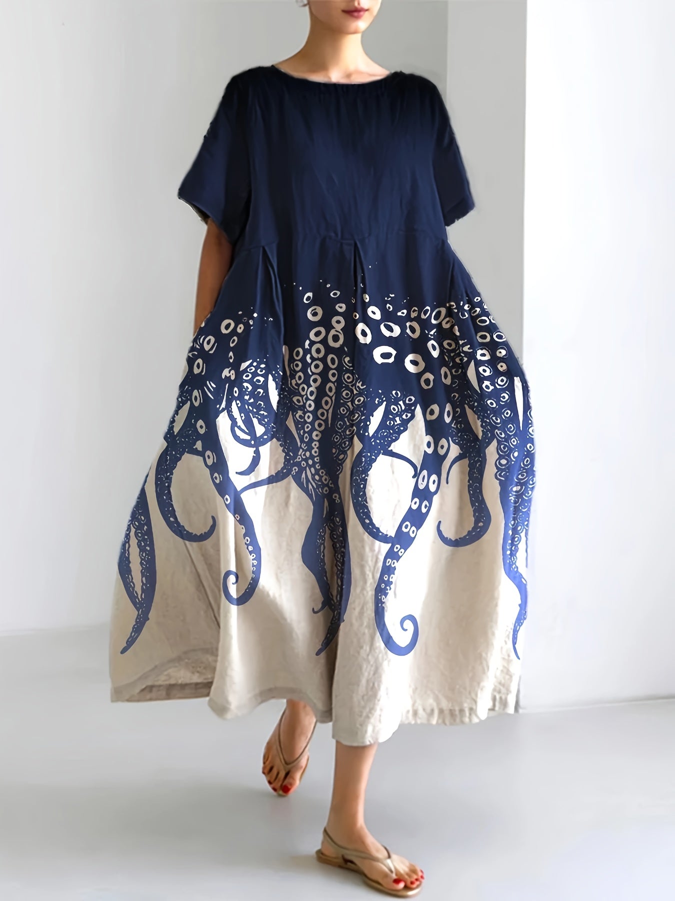 Ocean Breeze Dress – Gentle Movement in a Cool Shade