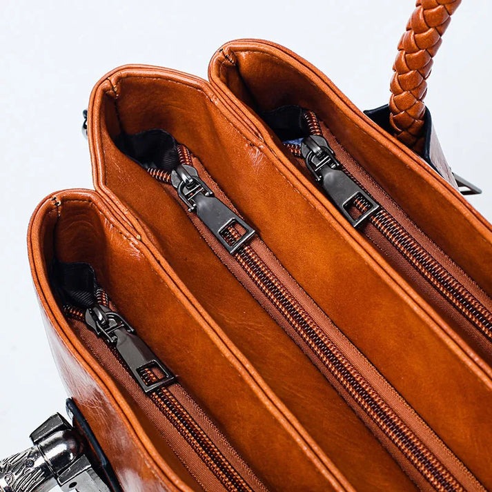 Everyday Elegance Leather Handbag