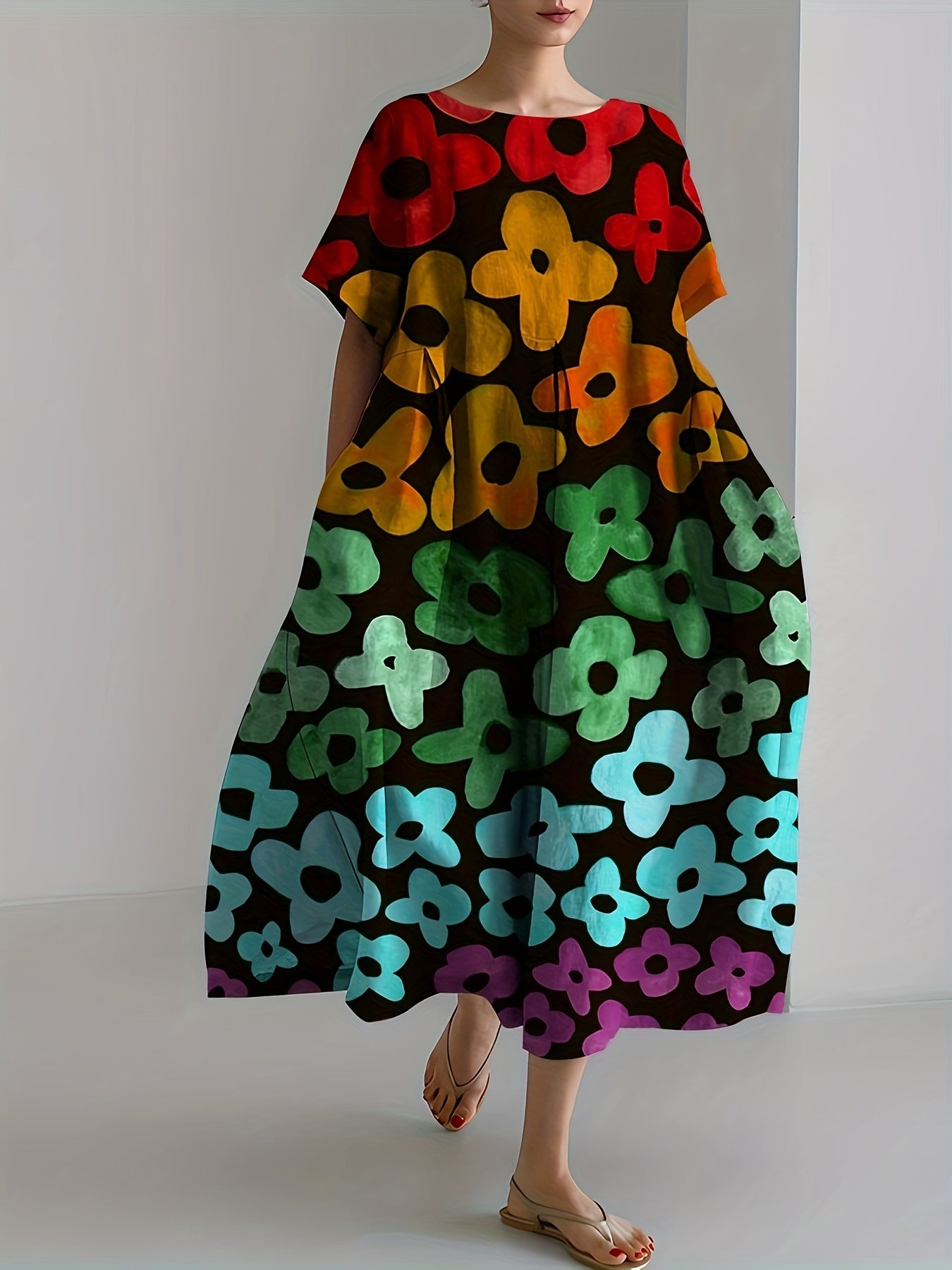 Rainbow Meadow Dress – Lighthearted and Easy to Wear