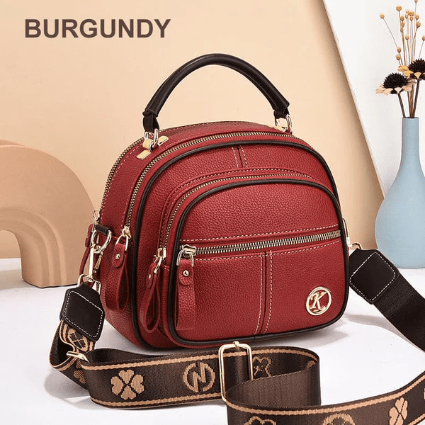 Graceful Leather Crossbody Bag