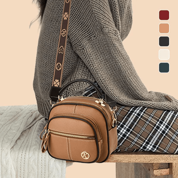 Graceful Leather Crossbody Bag