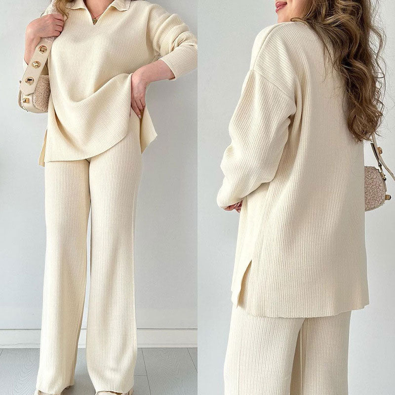 Isla™ – Set with V-Neck and Side Slit
